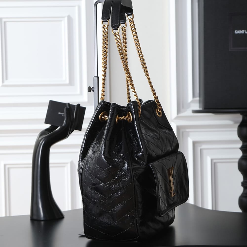 YSL NIKI small shopping in vintage leather(HIGH-END GRADE)