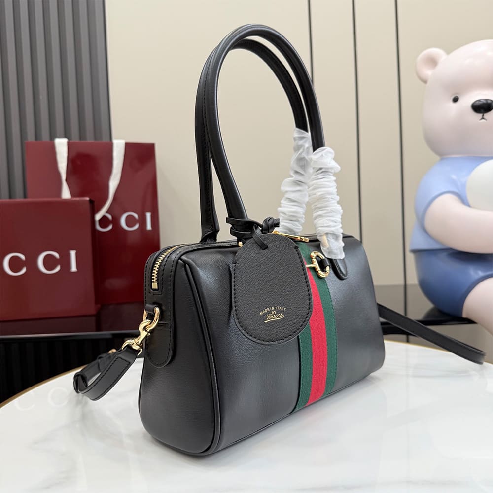 Gucci Borsetto medium boston bag(HIGH-END GRADE)