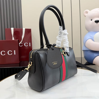 Gucci Borsetto medium boston bag(HIGH-END GRADE)