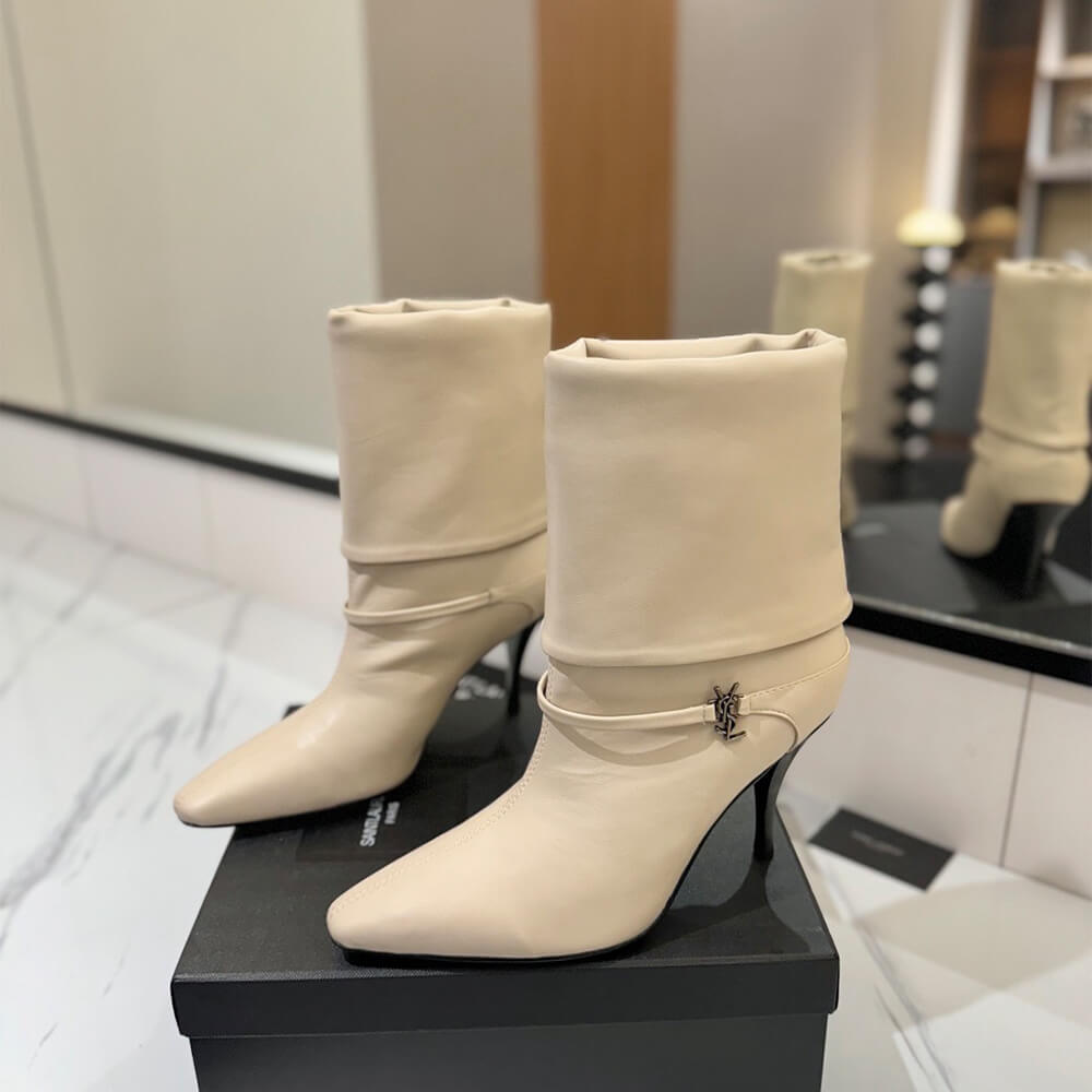 YSL NIKI booties in suede