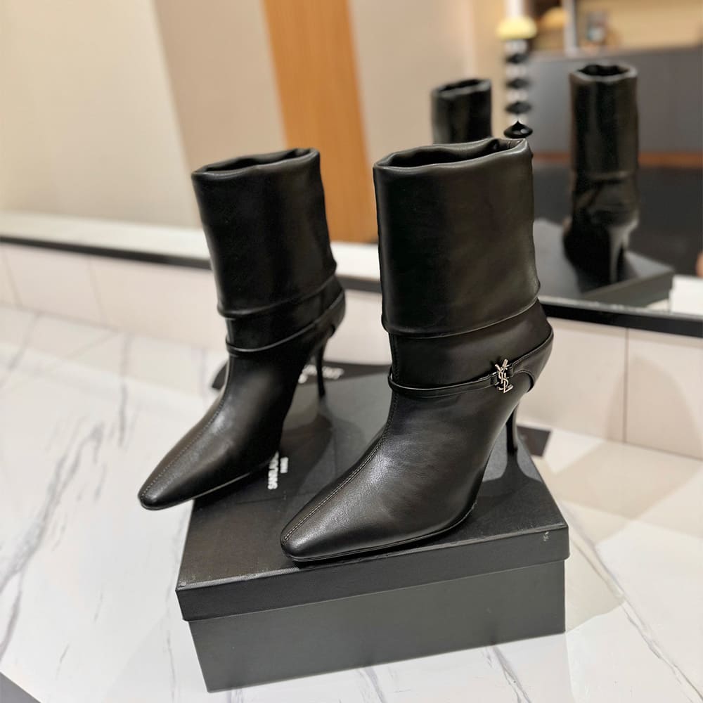 YSL NIKI booties in suede