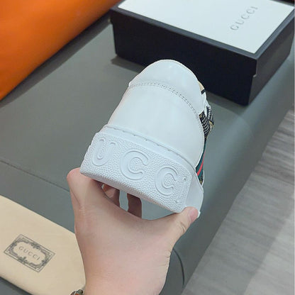 Gucci Screener GG High Top Sneaker In White And Black