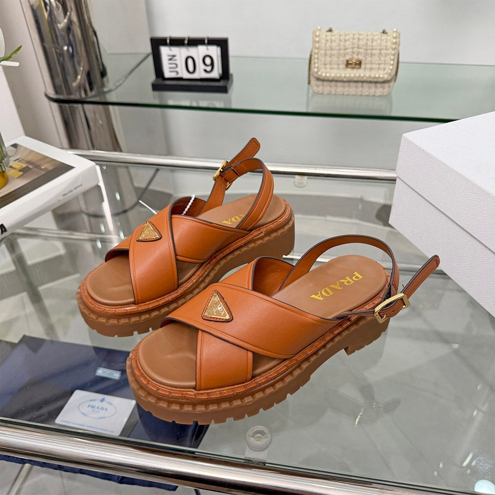 PRADA Leather sandals 847539