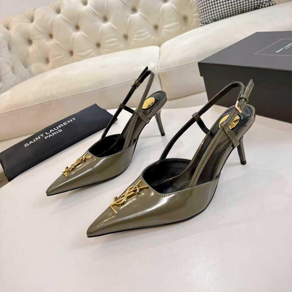 YSL slingback pumps