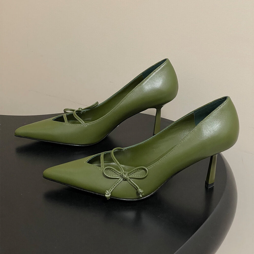Prada leather pumps