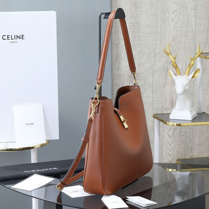 CELINE MEDIUM CAMILLE 16 SOFT BAG IN SMOOTH CALFSKIN