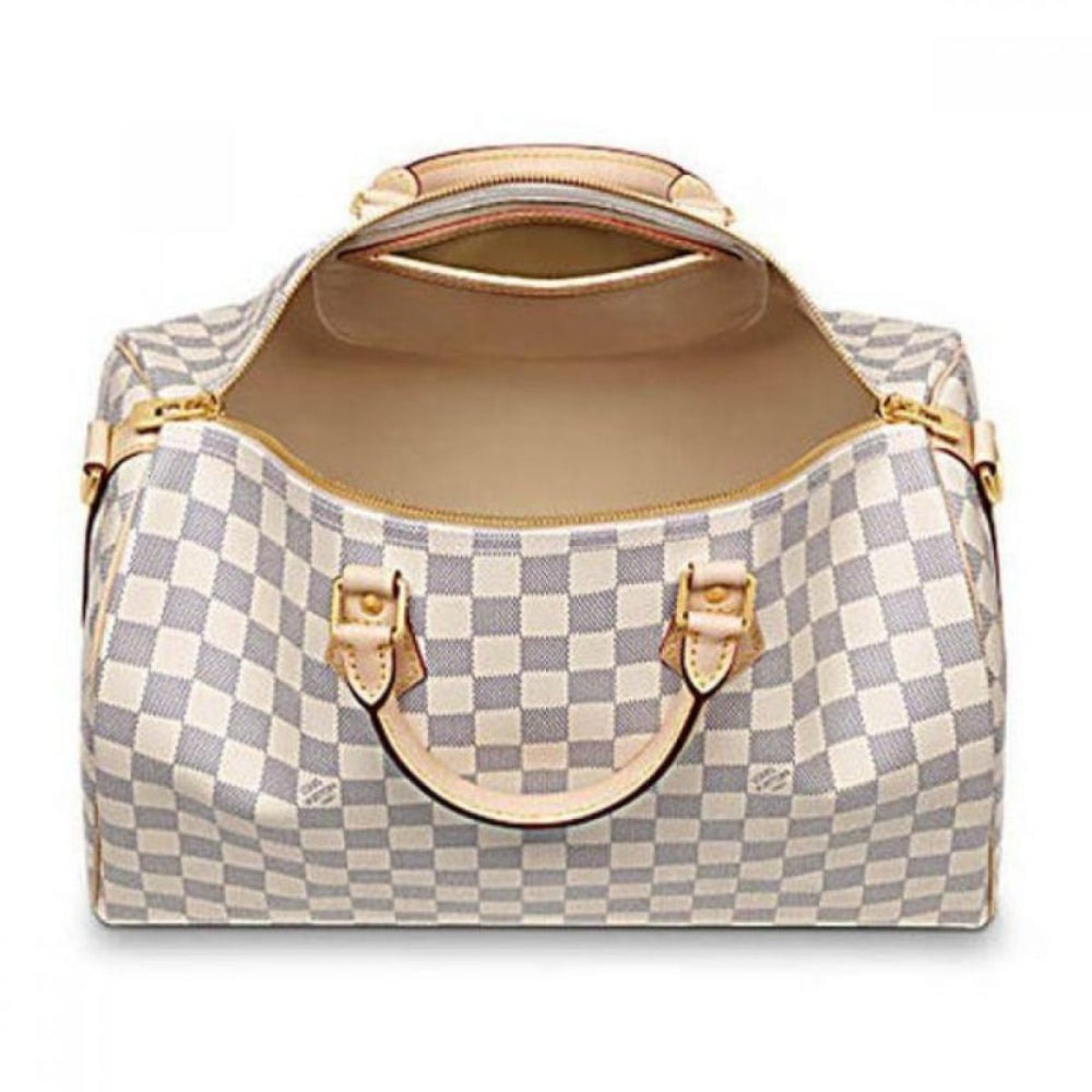 Louis Vuitton Speedy Bandouliere 35 White 35cm N41372