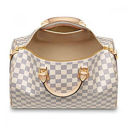 Louis Vuitton Speedy Bandouliere 35 White 35cm N41372
