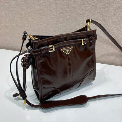 Prada Bonnie leather mini shoulder bag(HIGH-END GRADE)