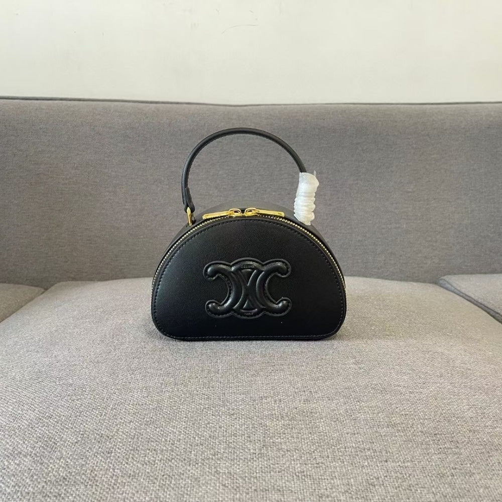 CELINE HALF MOON CASE BLACK 17CM