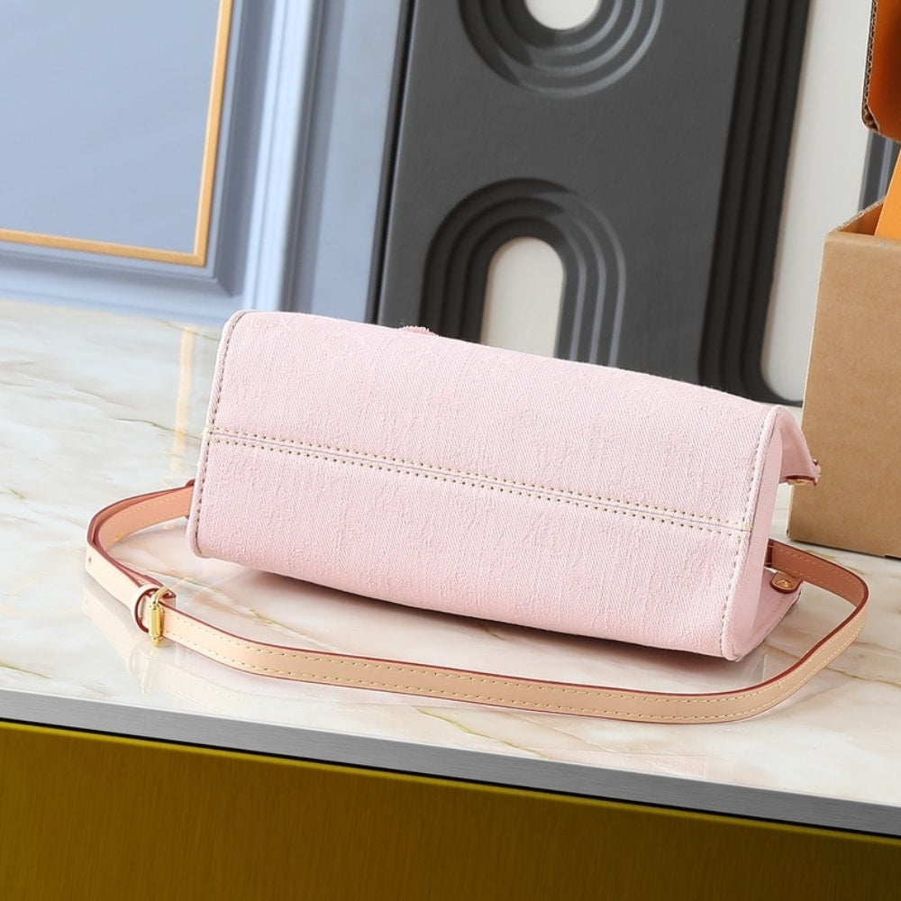 Louis Vuitton Onthego PM Pink Denim 25Cm