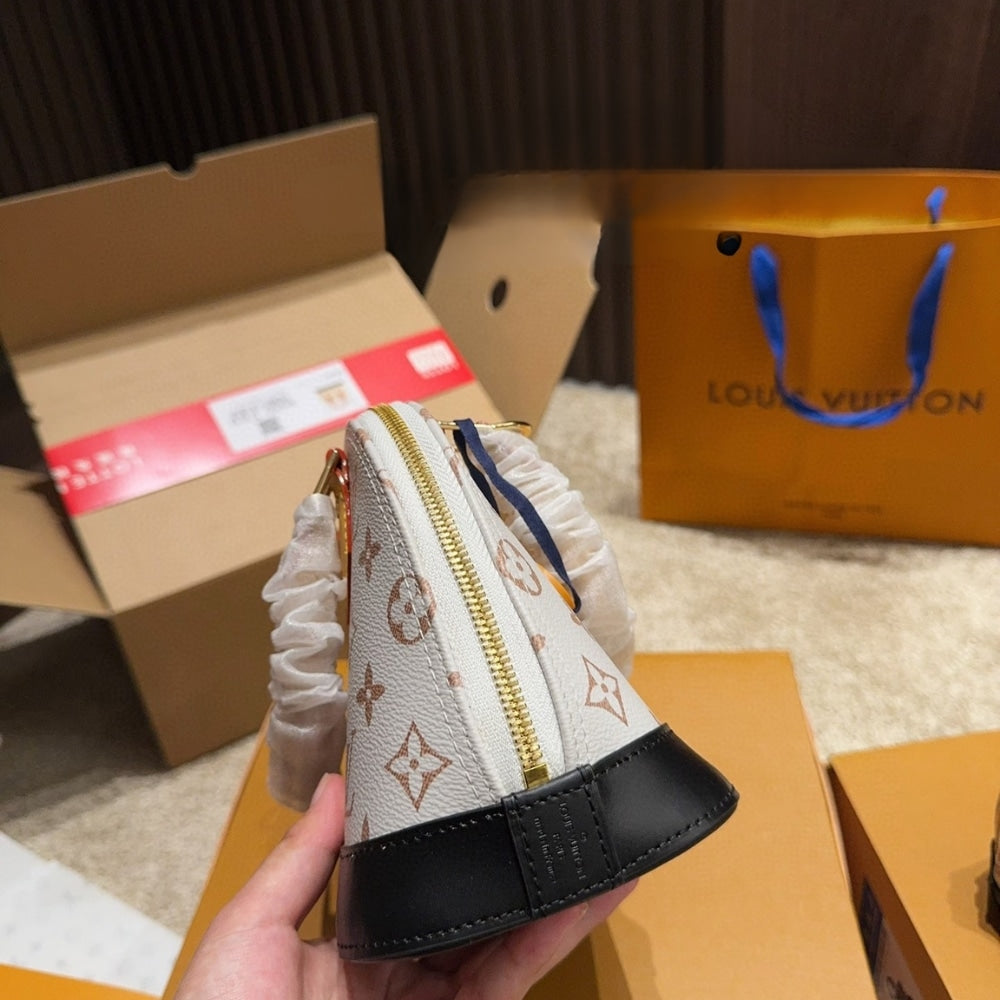 Louis Vuitton Nano Alma Other Monogram Canvas Dune 23Cm M46895