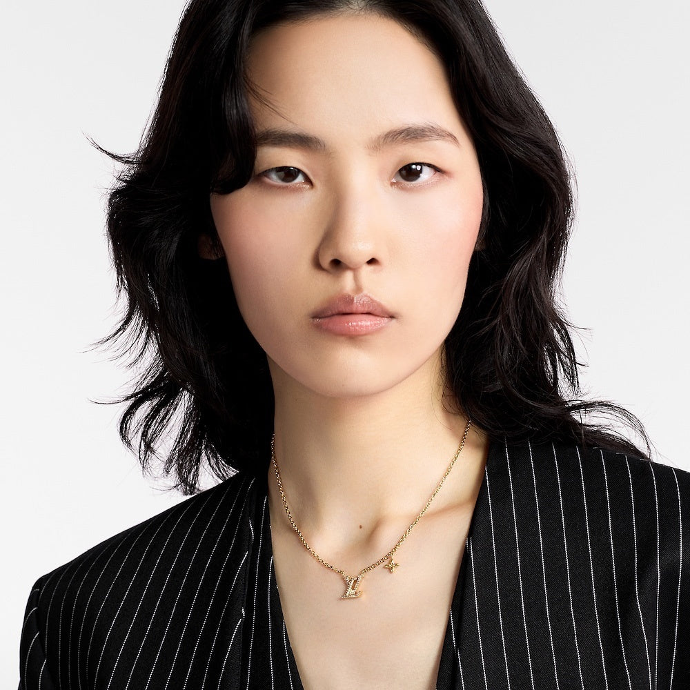 Louis Vuitton Lv Iconic Enamel Necklace Gold M00596