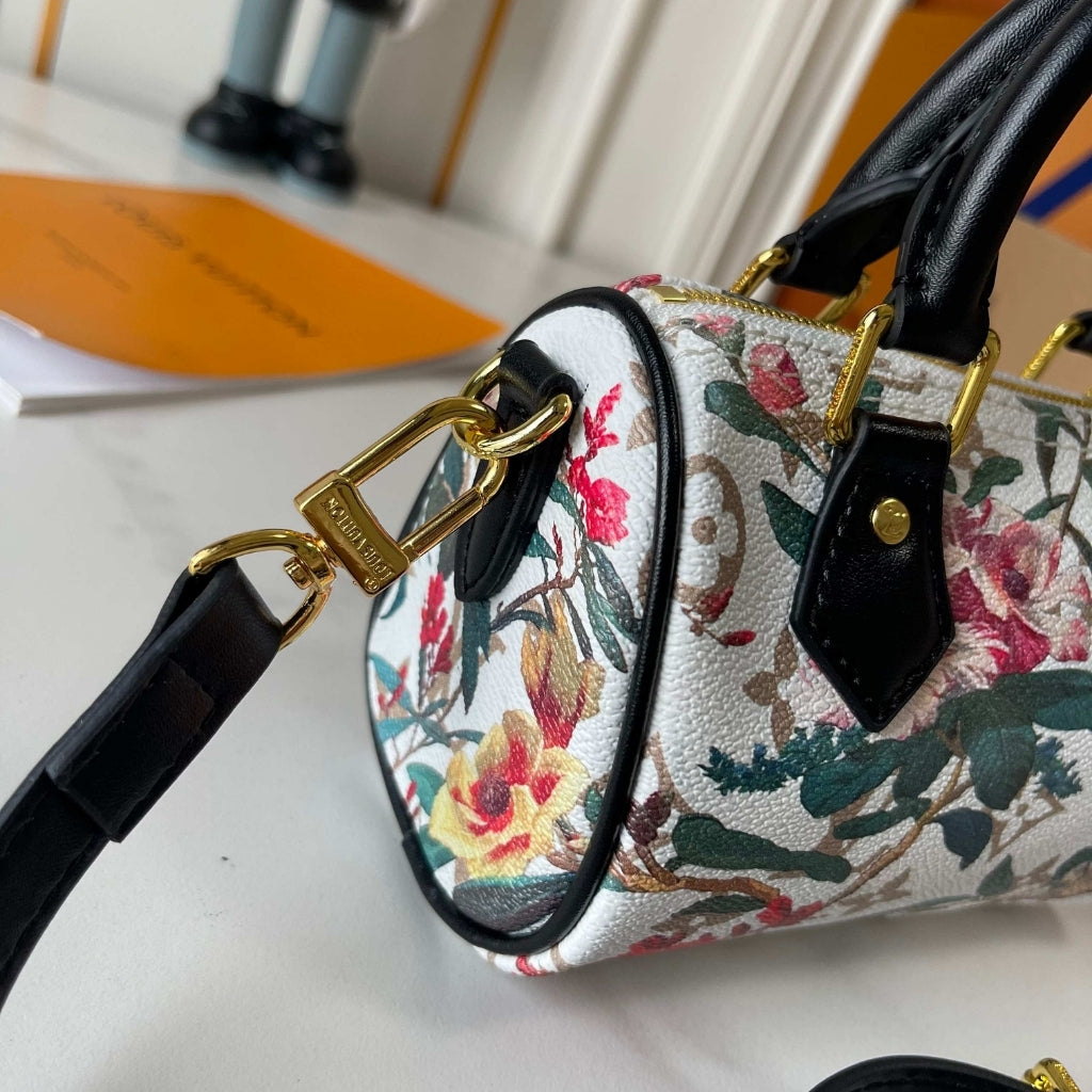 Louis Vuitton Nano Speedy Monogram Canvas Dune 16Cm M29149