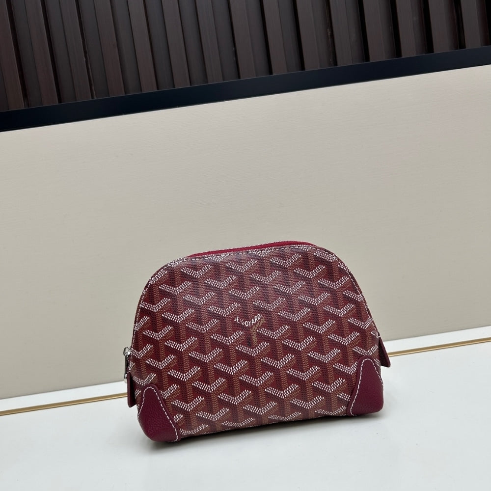 GOYARD VENDÔME COSMETIC POUCH BURGUNDY 18CM VENDOTPMLTY33CL33P
