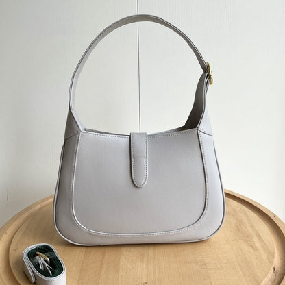 Gucci Jackie Medium Bag Light Grey 27Cm 810232 AADDX 6449