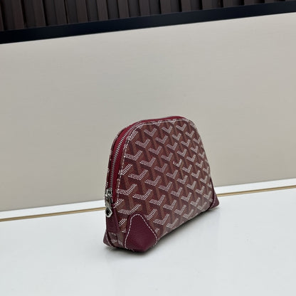 GOYARD VENDÔME COSMETIC POUCH BURGUNDY 18CM VENDOTPMLTY33CL33P
