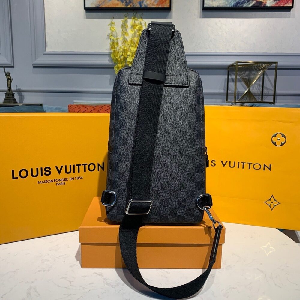 Louis Vuitton Avenue Sling Bag Damier Graphite Canvas 31cm LV N41719