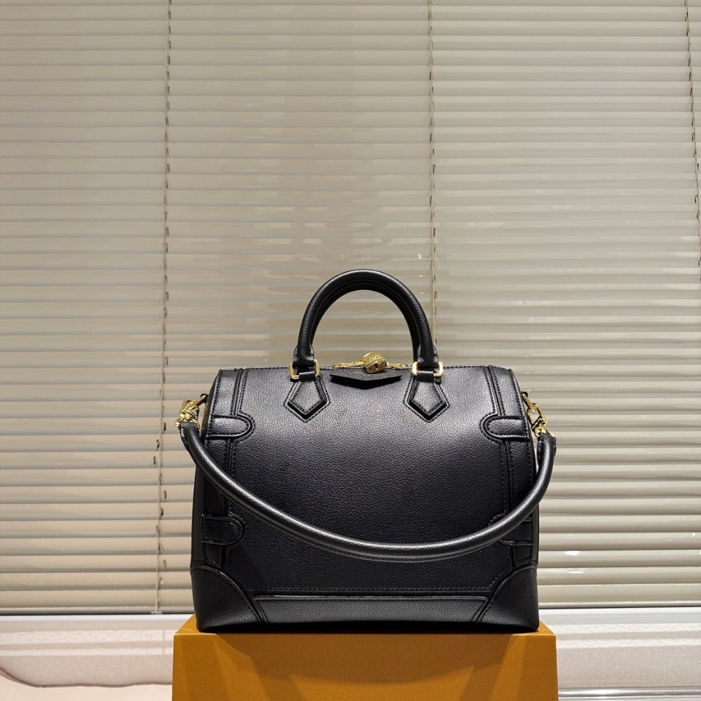 Louis Vuitton Speedy 25 Silhouette Bag Black 27Cm