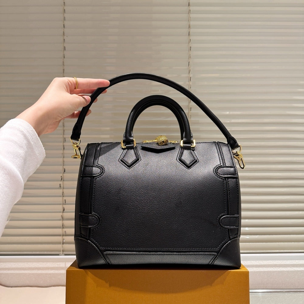 Louis Vuitton Speedy 25 Silhouette Bag Black 27Cm