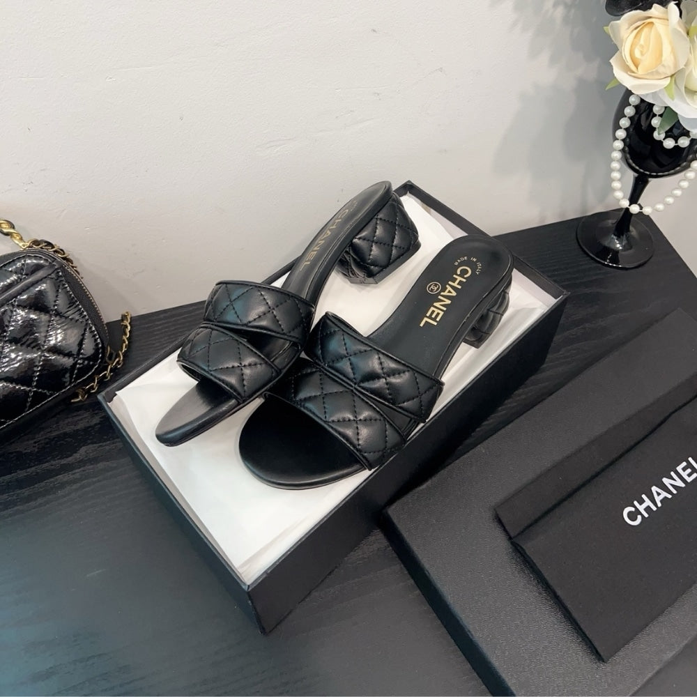 CHANEL MULES BLACK G46480 X01000 94305
