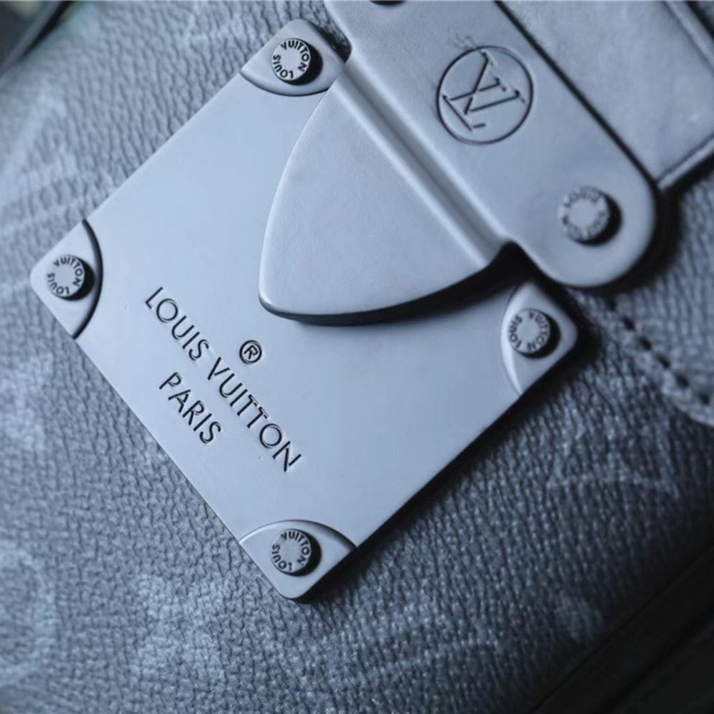 Louis Vuitton S-Lock Vertical Wearable Wallet Monogram Eclipse 19cm