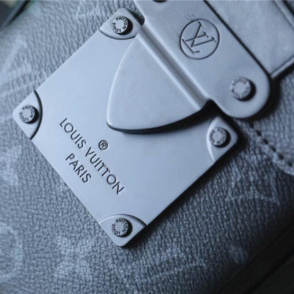 Louis Vuitton S-Lock Vertical Wearable Wallet Monogram Eclipse 19cm