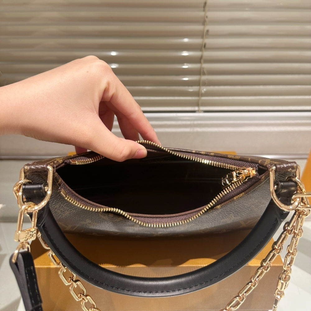 Louis Vuitton Catchy PM Bag Monogram Brown 22Cm M25223