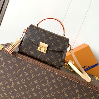 Louis Vuitton Croisette Monogram Canvas Dark Brown 24cm