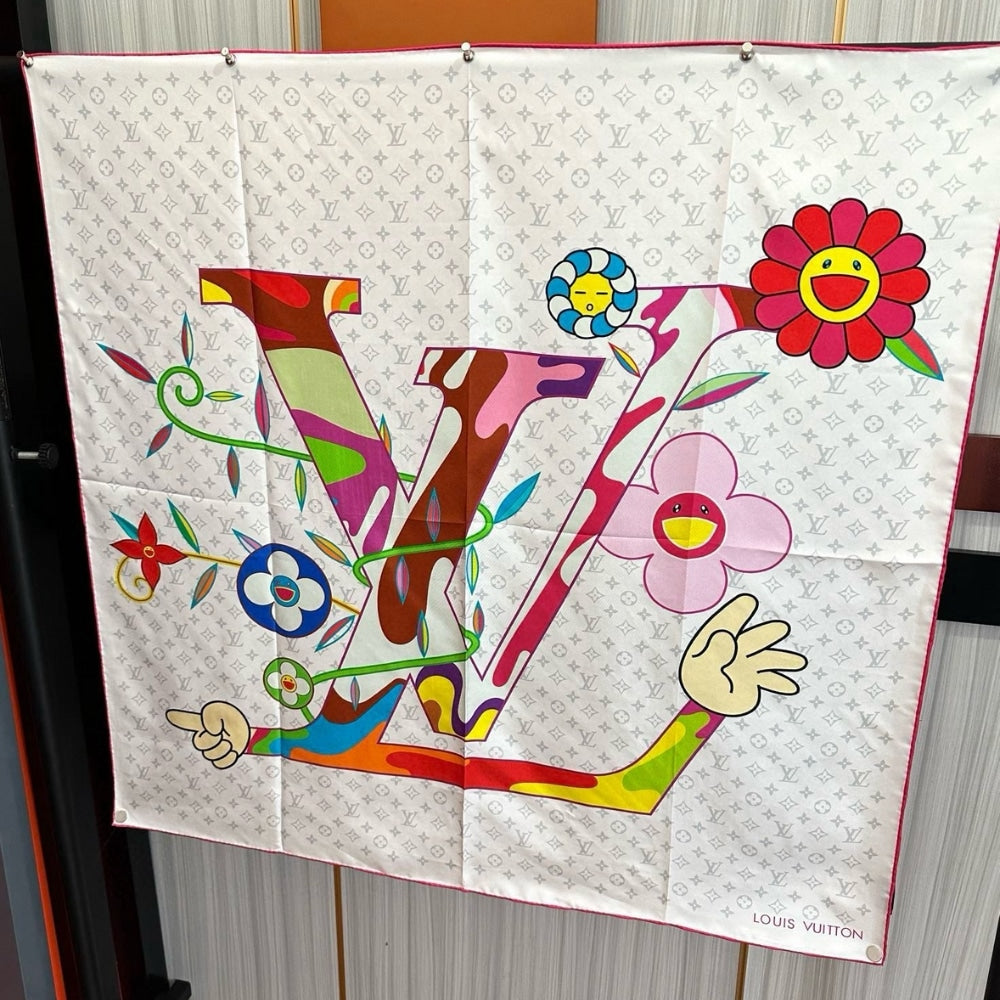 Louis Vuitton X Murakami Monogram Superflat Shawl M96080
