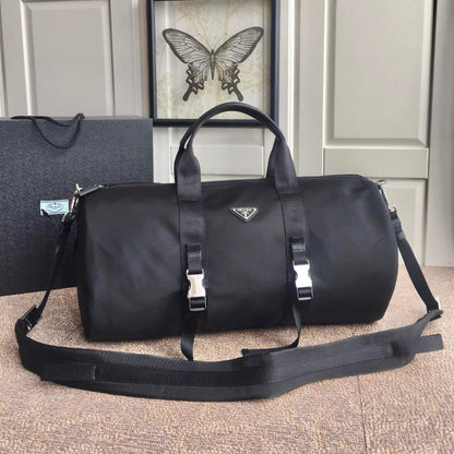 Prada Re Nylon And Saffiano Leather Duffle Bag 50Cm 2VC015 2DMG F0002 V MON