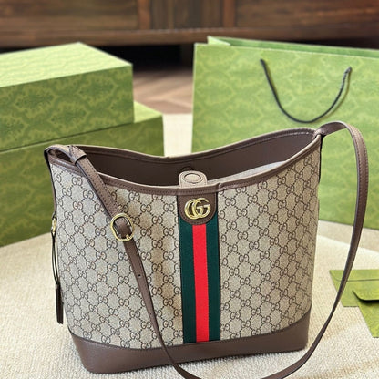Gucci Ophidia GG Small Shoulder Bag Beige And Ebony 33Cm 781402 96IWG 8745