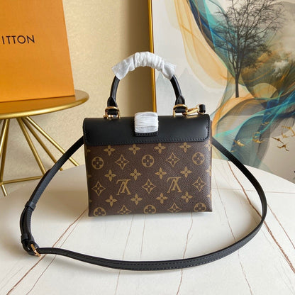 Louis Vuitton Monogram Locky BB Crossbody with Noir