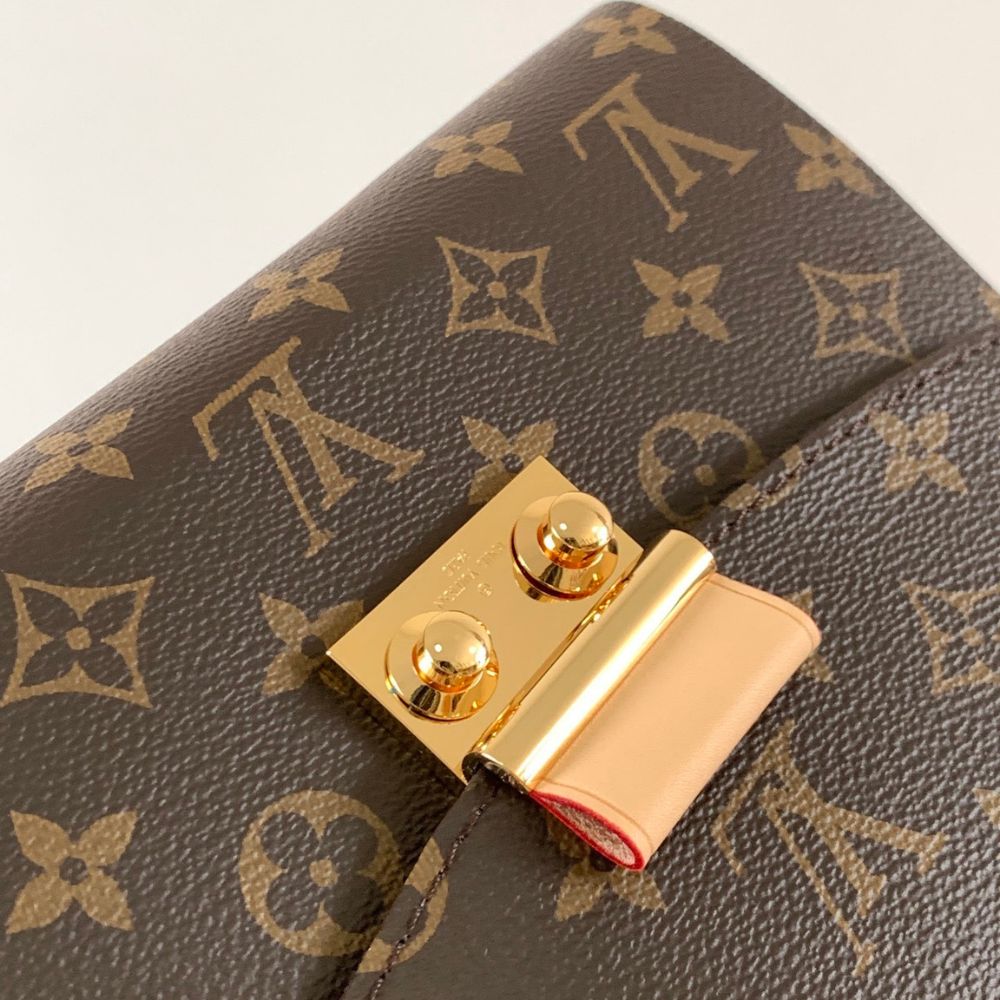 Louis Vuitton Croisette Monogram Canvas Dark Brown 24cm