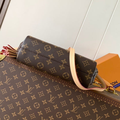 Louis Vuitton Croisette Monogram Canvas Dark Brown 24cm