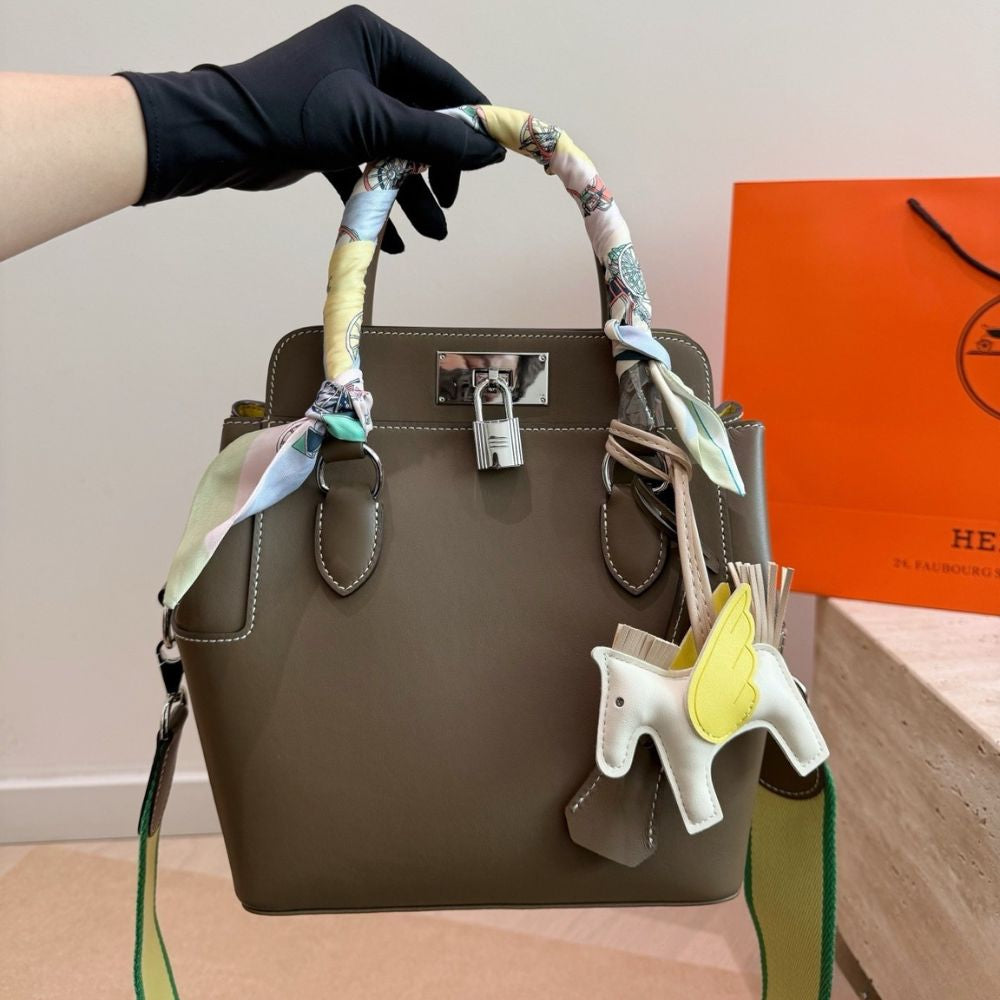 Hermes Swift Toolbox 20 Etoupe 24Cm