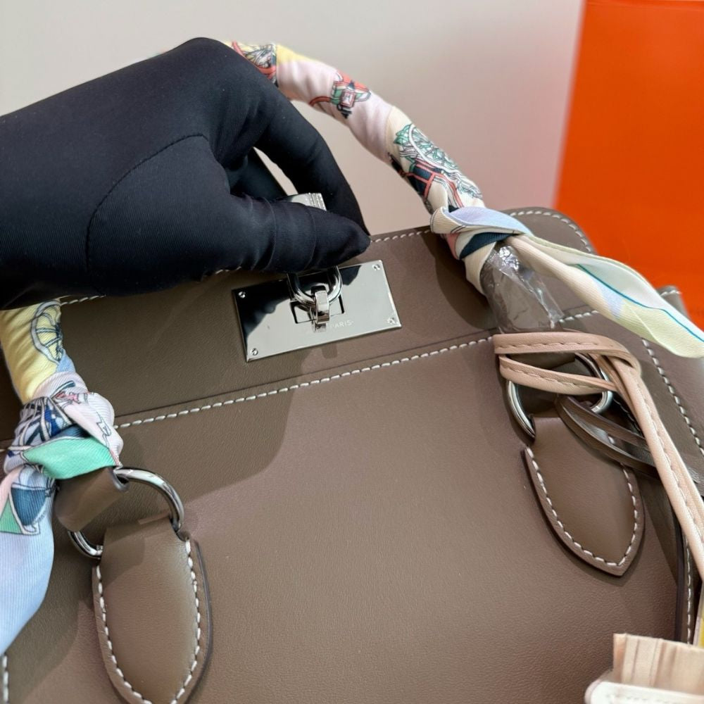 Hermes Swift Toolbox 20 Etoupe 24Cm