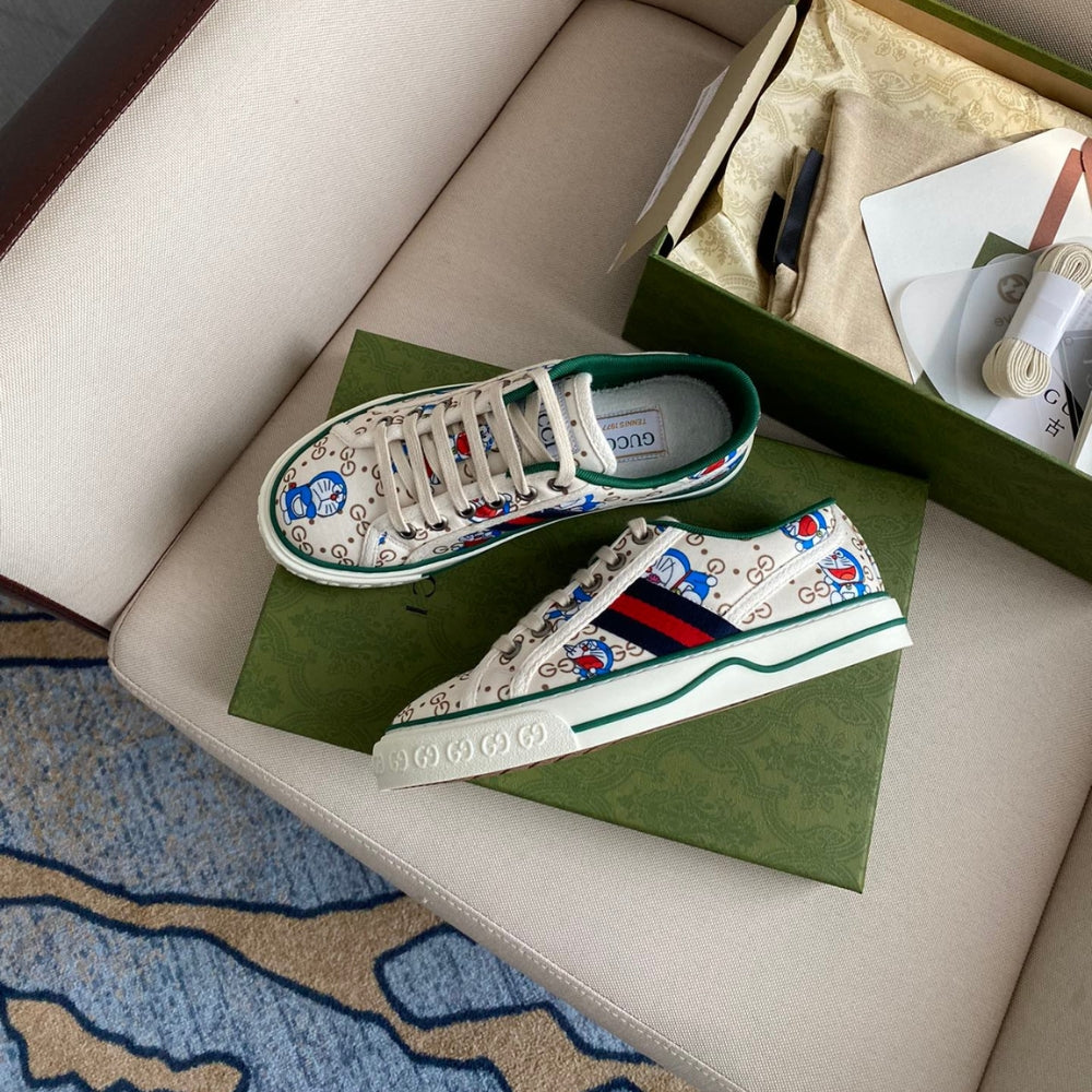 Gucci Tennis 1977 Doraemon Sneaker White