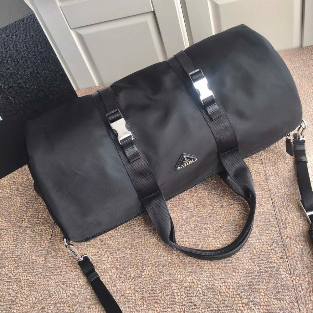 Prada Re Nylon And Saffiano Leather Duffle Bag 50Cm 2VC015 2DMG F0002 V MON