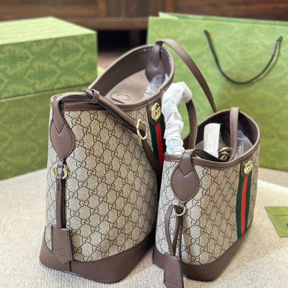 Gucci Ophidia GG Small Shoulder Bag Beige And Ebony 33Cm 781402 96IWG 8745