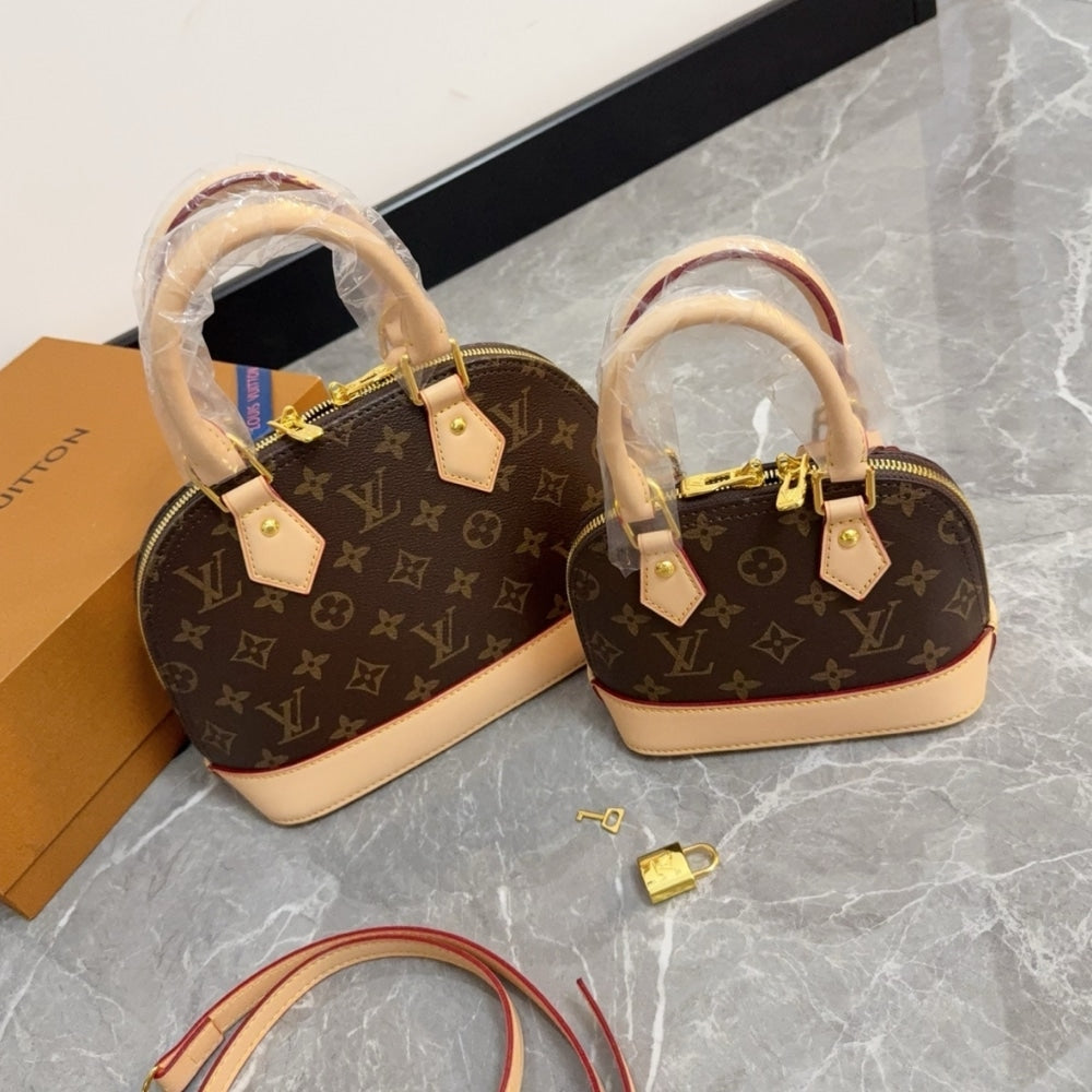 Louis Vuitton X Takashi Murakami Monogram Cerise Nano Alma Brown 16 Cm