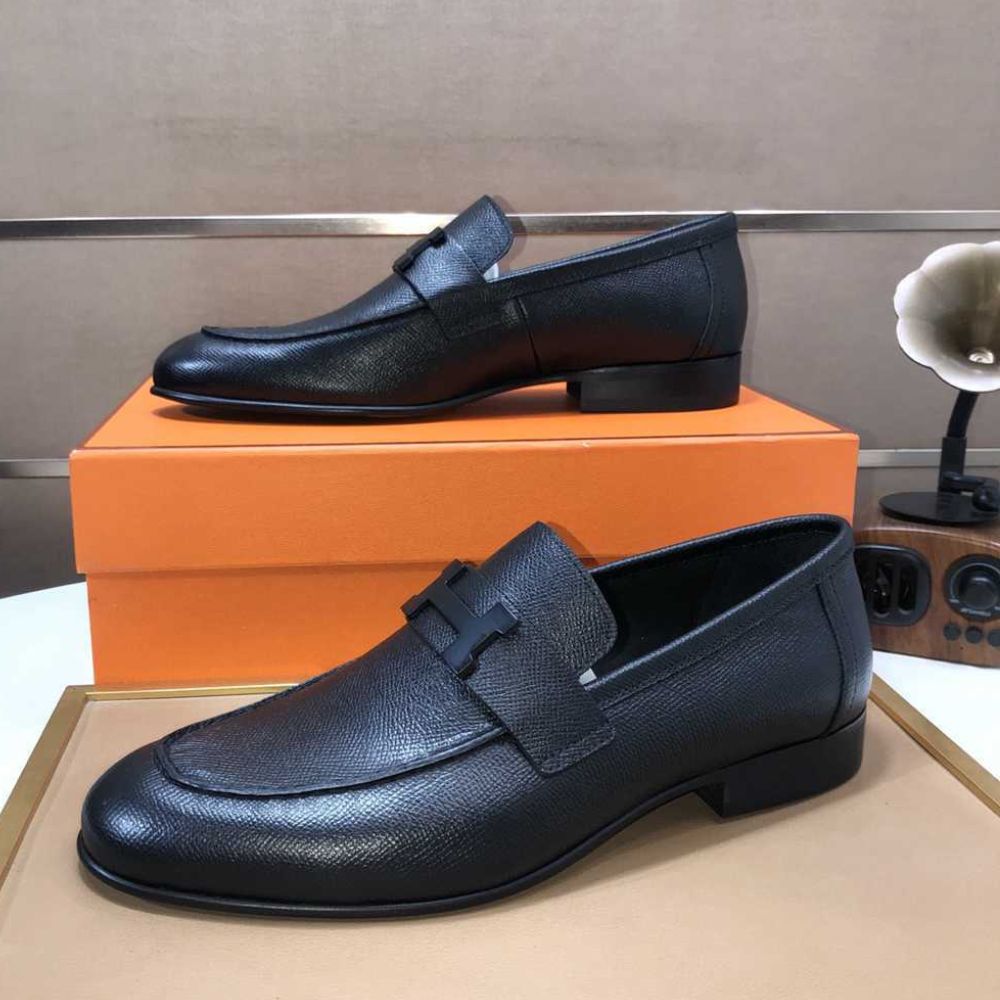 Hermes Honore Loafer Noir H252934ZA01390