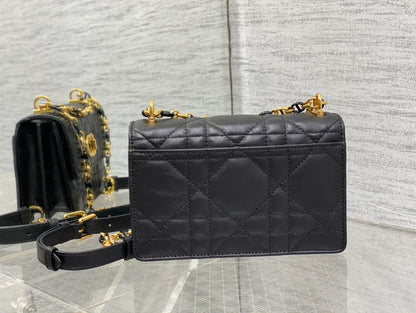 Dior Miss Caro Bag Macrocannage Lambskin Bag - 19 x 13 x 5.5 cm