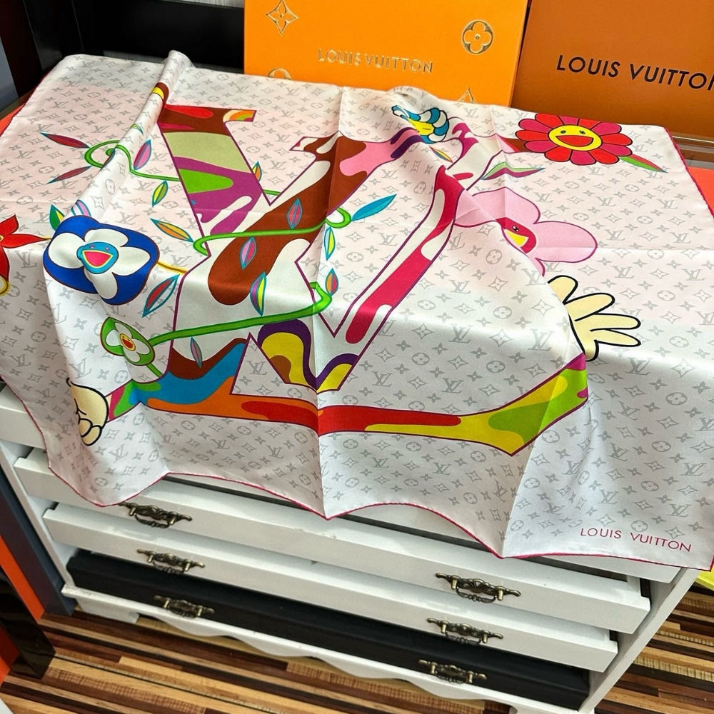 Louis Vuitton X Murakami Monogram Superflat Shawl M96080