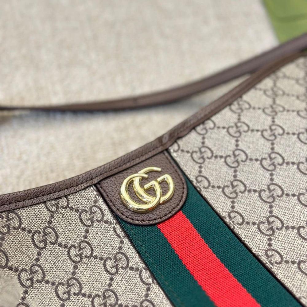 Gucci Ophidia GG Small Shoulder Bag Beige And Ebony 33Cm 781402 96IWG 8745