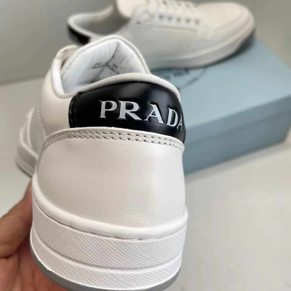 Prada District Leather Sneakers White 1E790M 3LJ6 F097W F 030