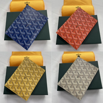 GOYARD GRENELLE PASSPORT COVER BLUE 14CM GRENELPMLTY10CL10X
