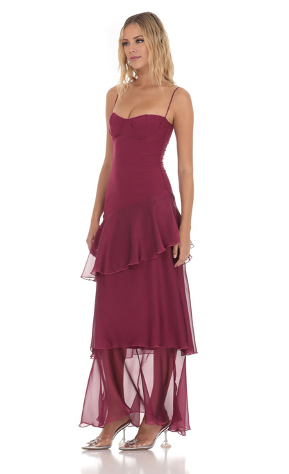 Sweetheart Collar Thin Shoulder Straps Stacked Bareback and Floor length Prom Dress