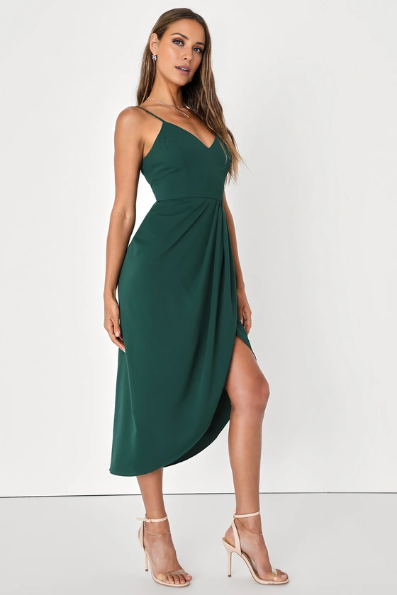 V collar off shoulder sleeveless thin shoulder strap off back side slit short style homecoming dress