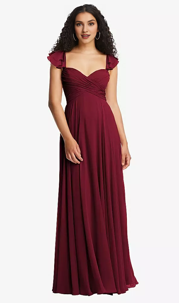Cross tight corset backless and floor length Prom dress